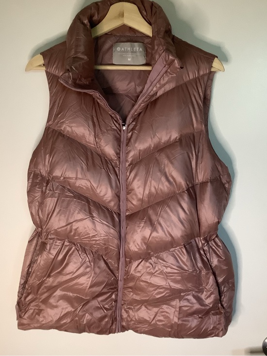 Athleta Jackets & Blazers - Athleta Lofty Goose Down Puffer Vest Dogwood Mauve Medium